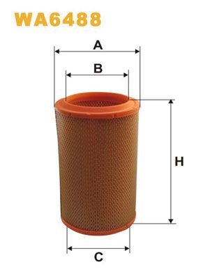 WIX FILTERS Воздушный фильтр WA6488